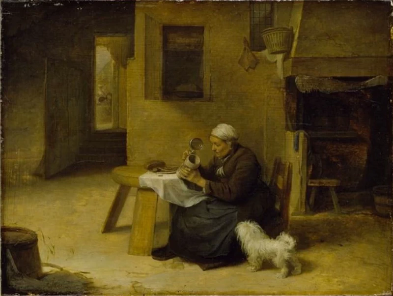 Contadina in cucina